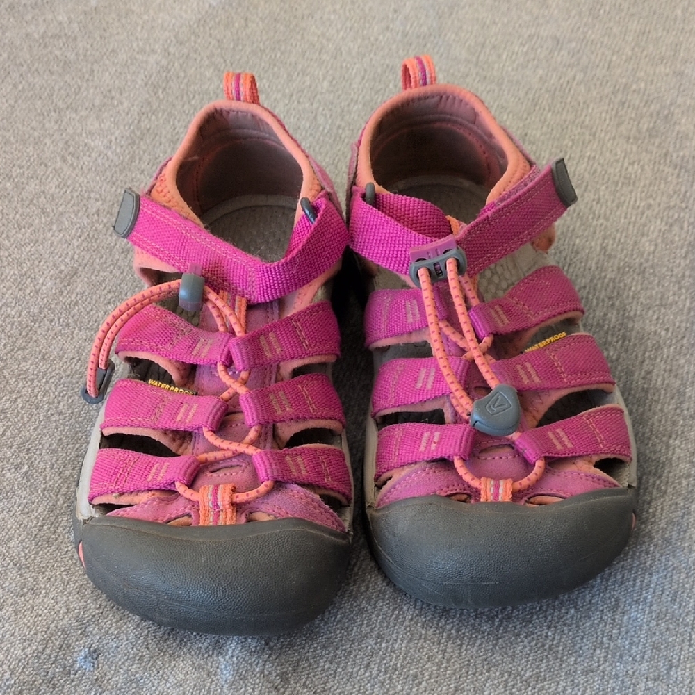 Keen Kids Magenta and Orange Sandals